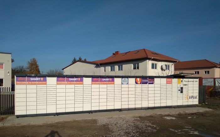Paczkomat DLS01N Przy Stacji Kontroli Pojazdów