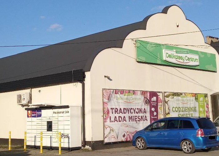 Paczkomat DNO01M Parking Delikatesów Centrum