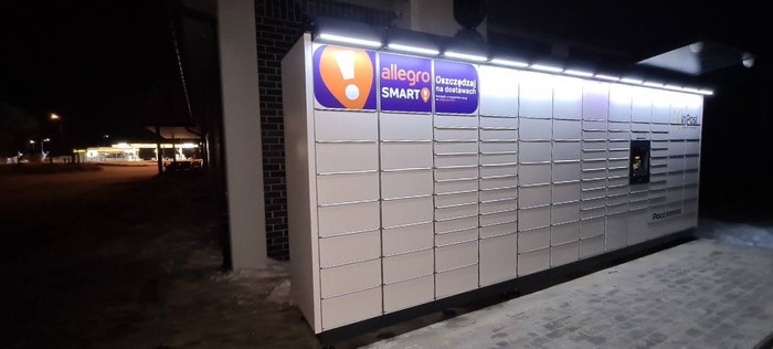 Paczkomat DZI04M Za sklepem Aldi