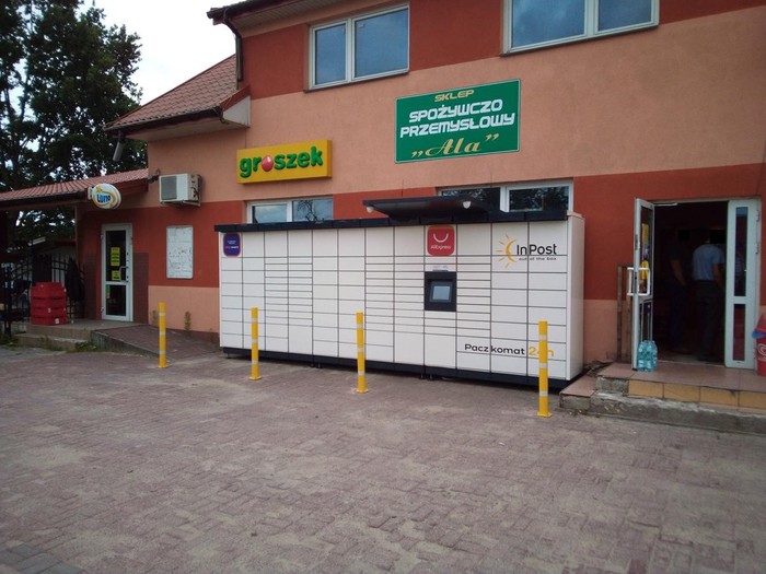 Поштомат GBC01M Przy sklepie spożywczym Ala