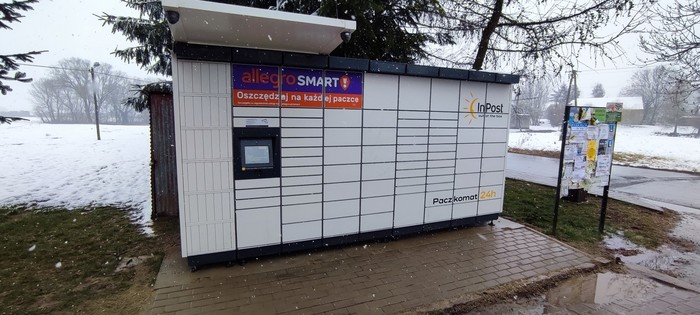 Paczkomat GCA01M Parking za budynkiem OSP