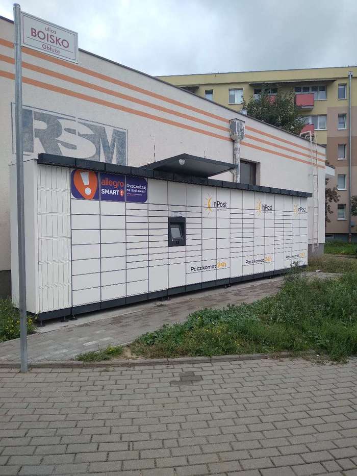 Paczkomat GDY68M posesja prywatna