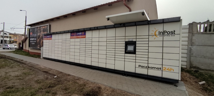 Paczkomat GDY69M posesja prywatna