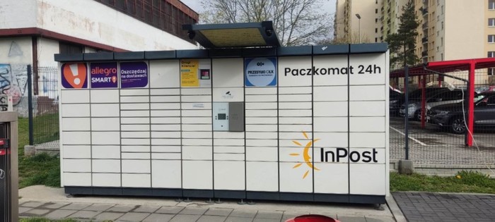 Paczkomat GLI11N Na myjni bezdotykowej