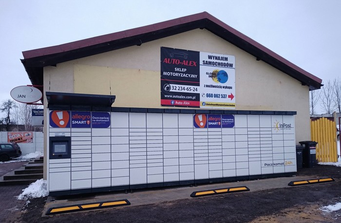 Parcel Locker GLI24M Obok sklepu