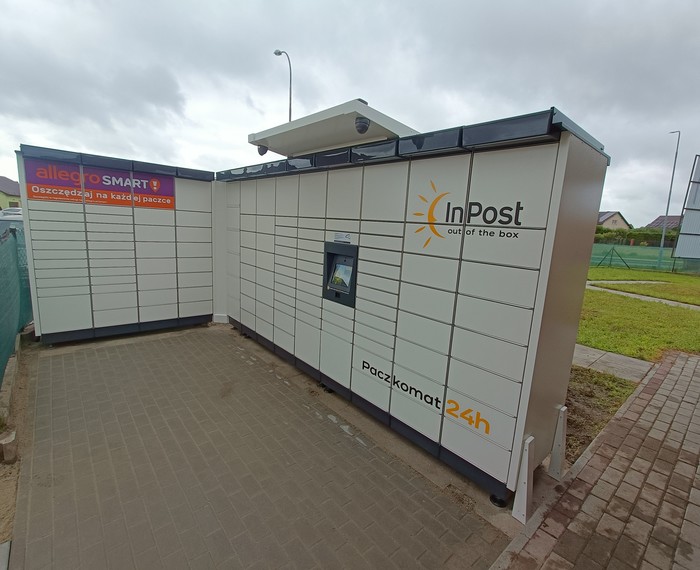 Parcel Locker GMP04M Posesja prywatna ul. Tadeusza Kościuszki obok nr 1