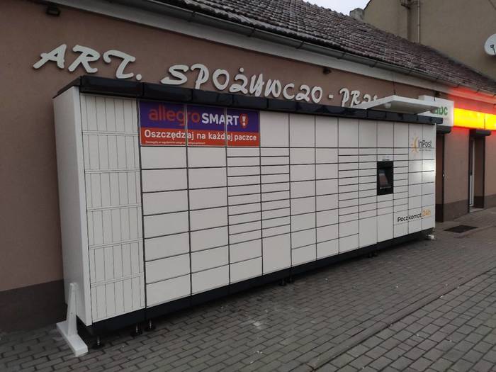 Paczkomat GQX01M Przy sklepie spożywczym