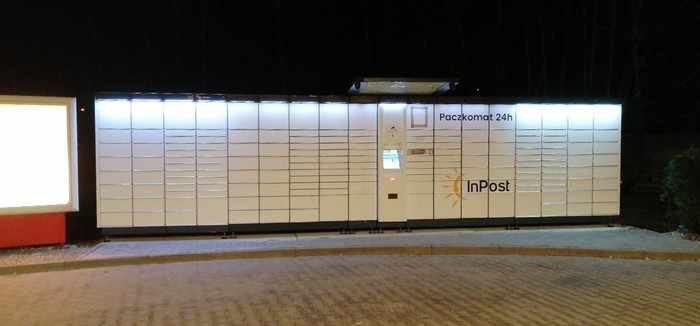 Parcel Locker GRM05A Na stacji benzynowej MEWA