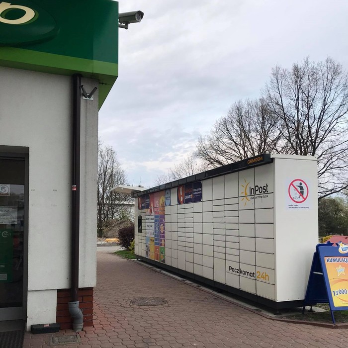 Parcel Locker GRM05M Na stacji BP
