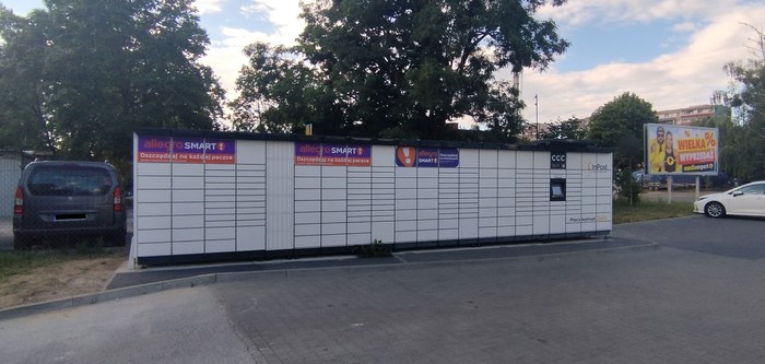 Parcel Locker GRM08M Przy sklepie ALDI