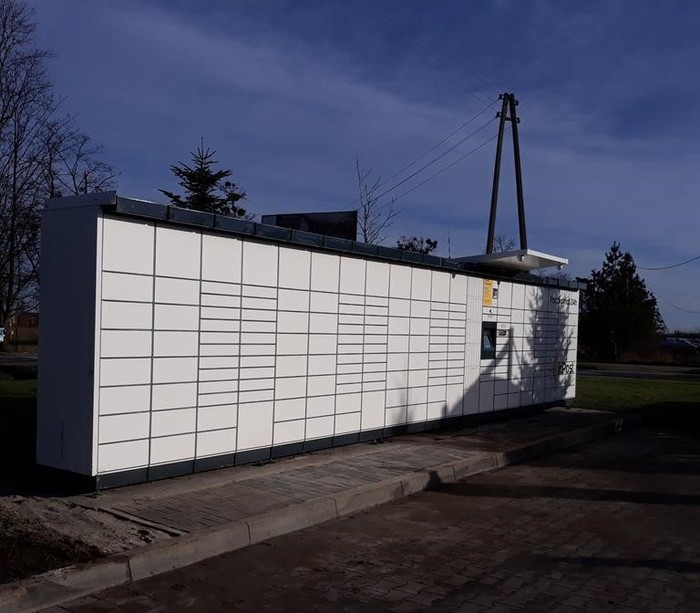 Paczkomat GRO01M Parking myjni samochodowej Eco-Luk