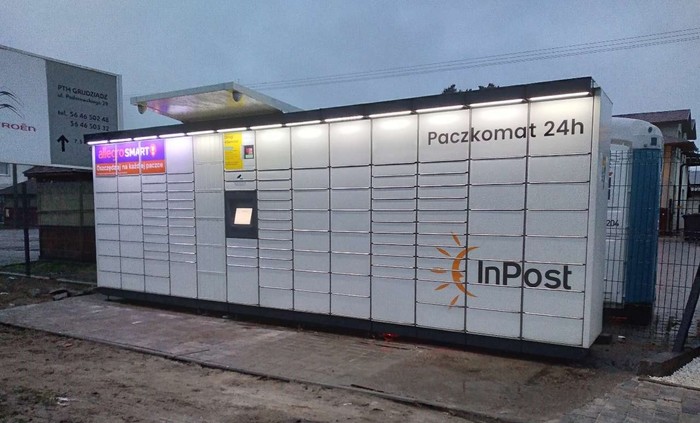 Paczkomat GRU26M Przy sklepie Groszek