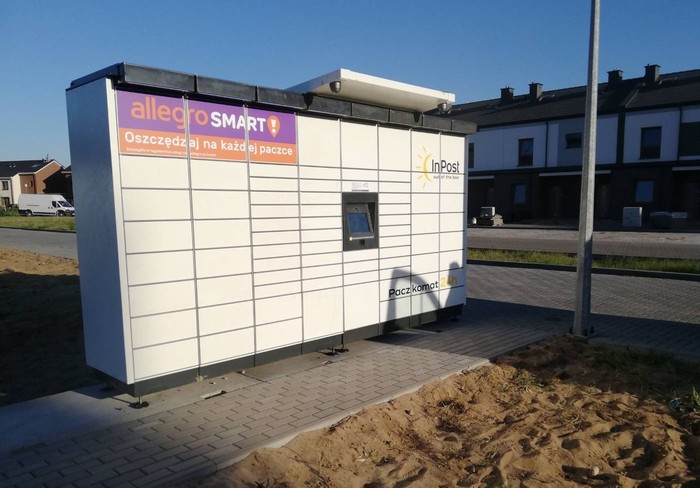 Parcel Locker GRU38M posesja przy Poziomkowej