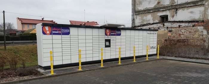 Paczkomat GTN01M Przy sklepie Lidl
