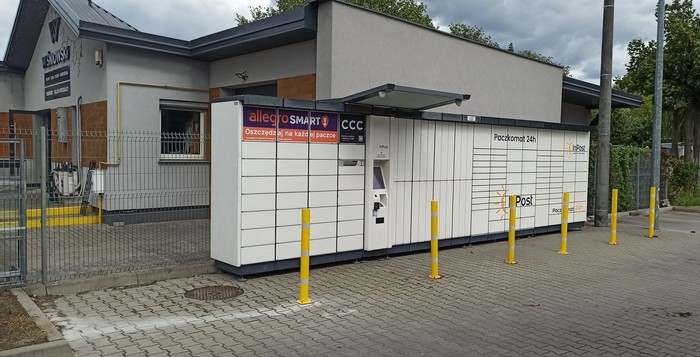Paczkomat GTN02AP Na myjni bezdotykowej