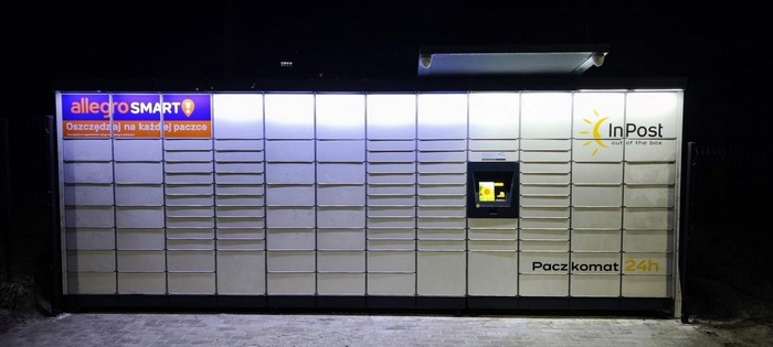Parcel Locker GUZ02M Działka w sąsiedztwie OSP
