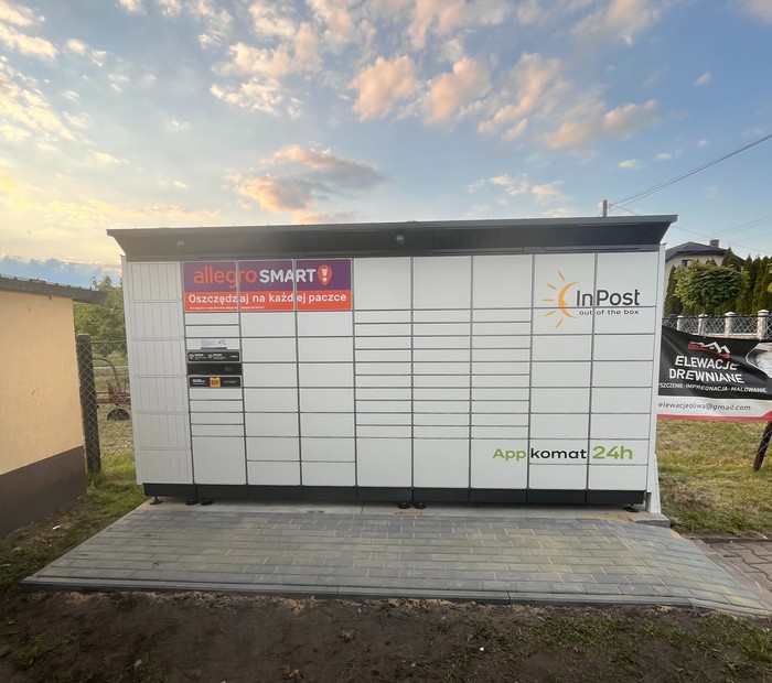 Parcel Locker GVP01BAPP Przy sklepie spożywczym
