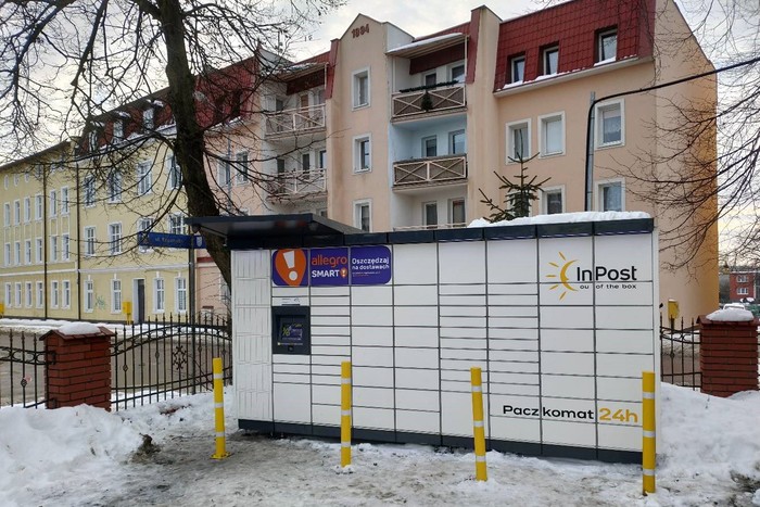 Paczkomat GZC04M posesja prywatna