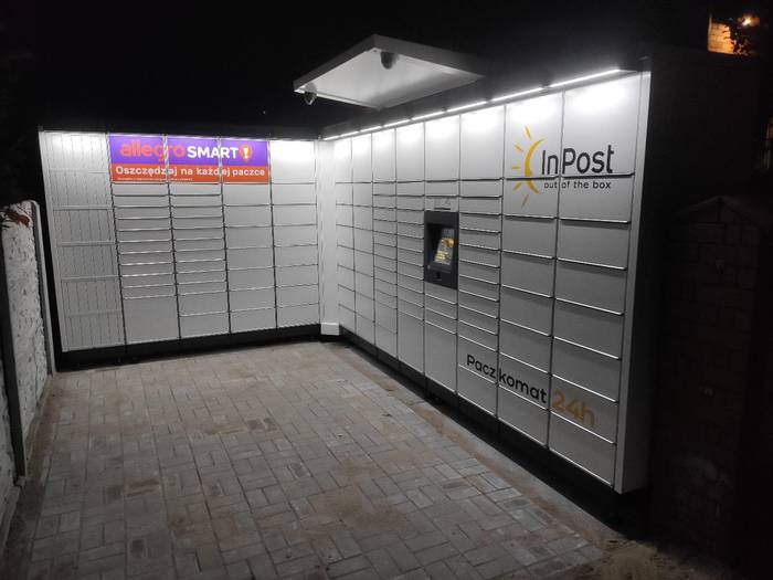 Paczkomat GZC07M na prywatnej posesji