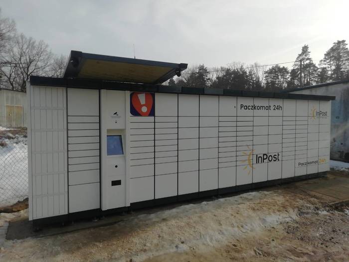 Paczkomat JAS04A Stacja paliw Grosar