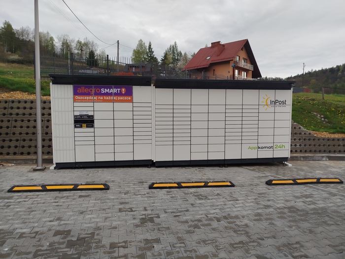 Parcel Locker JAVA01BAPP Parking Sklepu Spożywczego