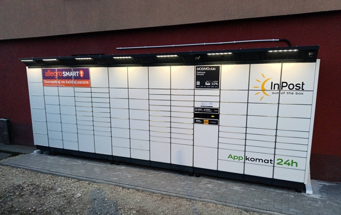 Paczkomat JAW07BAPP przy ul Insurekcji Kościuszkowskiej  54