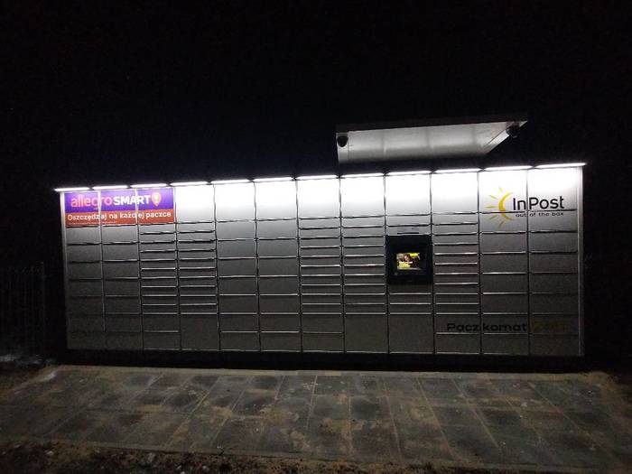 Paczkomat JAZ01M posesja prywatna