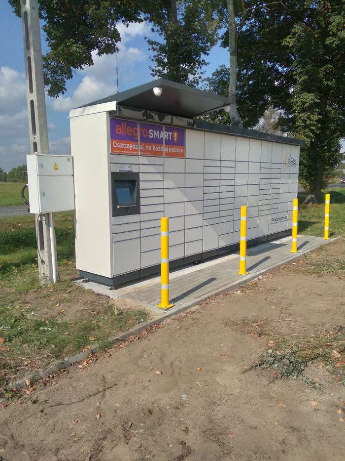 Paczkomat JNI02M Przy stacji kontroli pojazdów