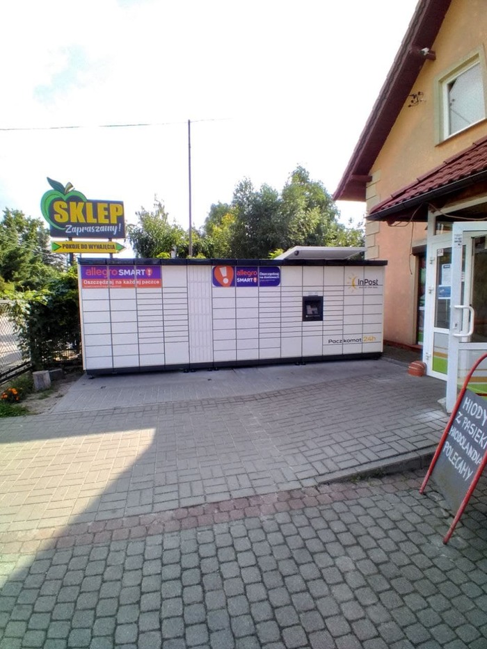 Paczkomat JNT01M posesja prywatna