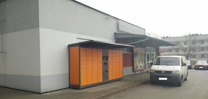 Parcel Locker JZD01F Przy markecie Tisław