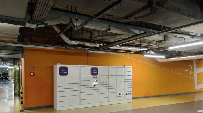 Paczkomat KAT02HO Parking podziemny pod Galerią Katowicką