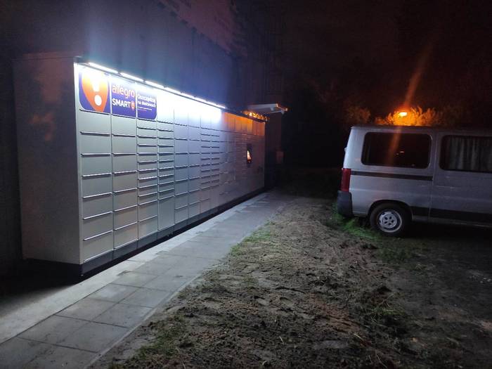 Поштомат KAT10M Parking Społem Katowice Wojciecha
