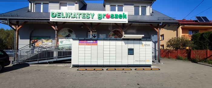 Paczkomat KBN01M Przy sklepie Groszek