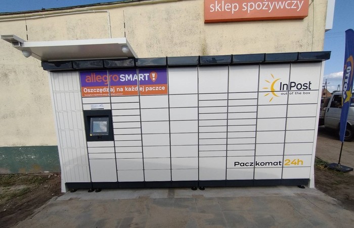 Paczkomat KBYX01M Przy sklepie spożywczym