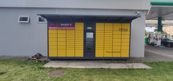 Paczkomat KIE01G Stacja paliw BP