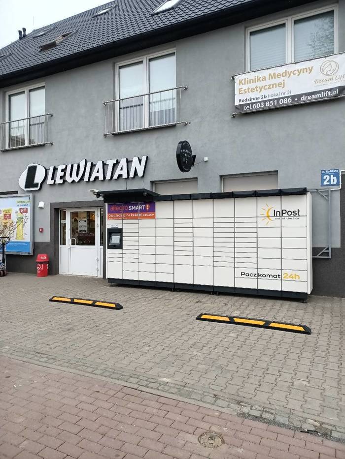 Paczkomat KLO14M Przy sklepie Letwiatan