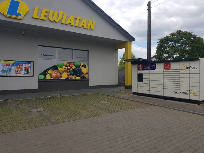 Поштомат KLW02M Na parkingu marketu Lewiatan