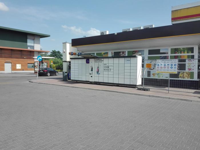 Paczkomat KOB01A Stacja paliw Shell
