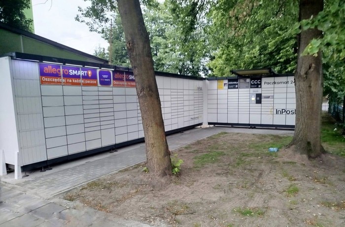 Parcel Locker KOB01N Przy sklepie spożywczym