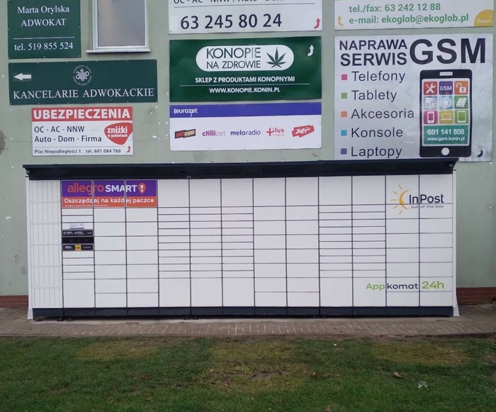 Paczkomat KON05BAPP Przy serwisie telefonów GSM