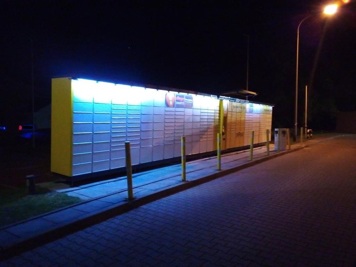 Paczkomat KRA08A Stacja paliw BP