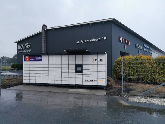 Paczkomat KRP04M Przy stacji kontroli pojazdów