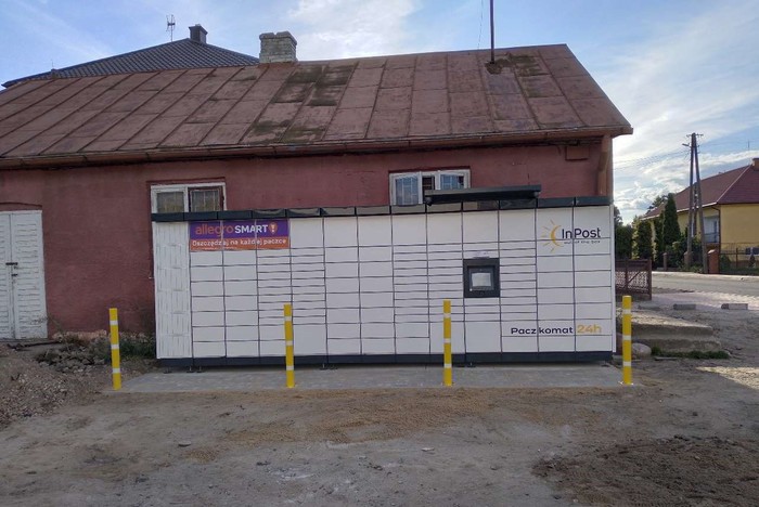 Paczkomat KVP01M parking przy mleczarni