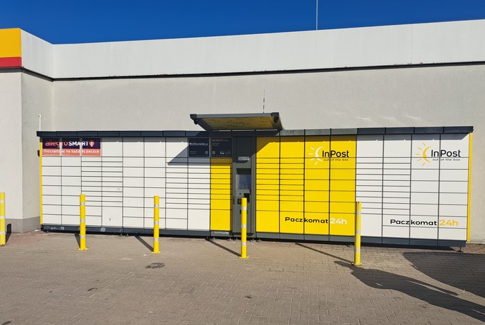 Paczkomat KWD01A Stacja paliw Shell
