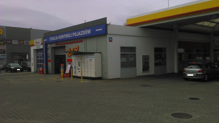 Paczkomat LBU03L Stacja paliw Shell