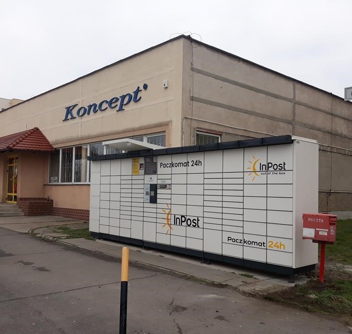 Paczkomat LEG07N Przy Sklepie AGD Koncept obok Żabki