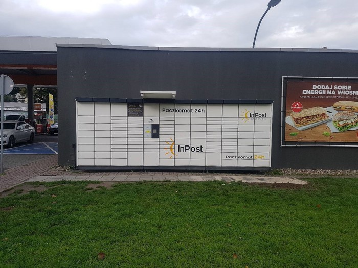 Paczkomat LEG08N Na stacji paliw Circle K
