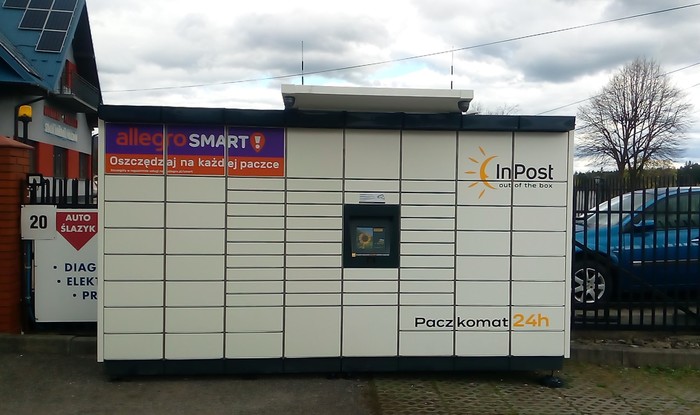 Paczkomat LIM11M Wjazd na Stacje Kontroli Pojazdów