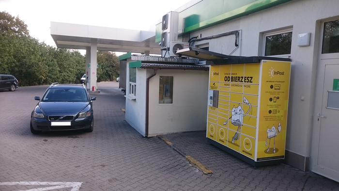 Paczkomat LMN01N Stacja paliw BP