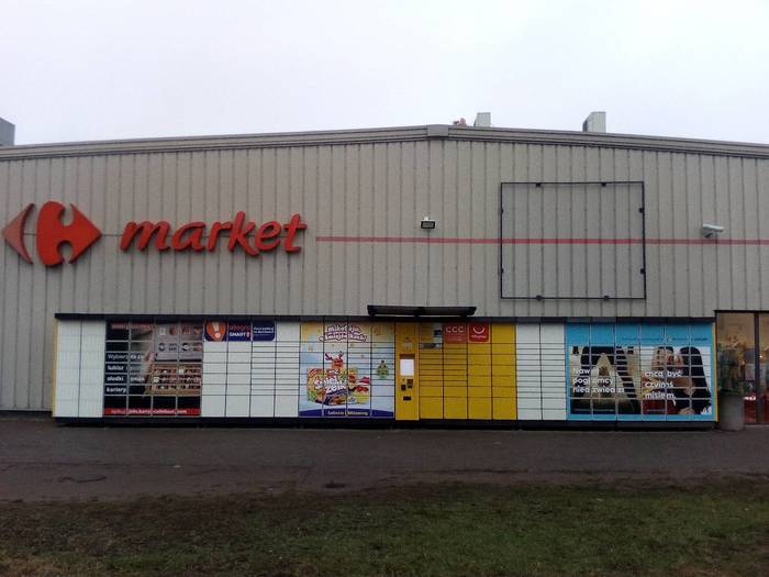Paczkomat LOD21A Przy markecie Carrefour